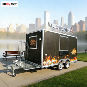 Remolque de Comida Cuadrado con Certificación CE DOT, Chasis de Acero Inoxidable, Carrito Completo para Hot Dogs y BBQ, Cocina Móvil - Product Image 2