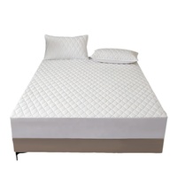 Matelas de lit pliable de luxe en microfibre imperméable matelassé compatible Simmons, anti-urine, antidérapant, anti-poussière, toutes saisons, lavable en machine