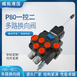 Válvula Hidráulica Bidireccional de Control Manual Weituo Hydraulics P80 para la Industria Metalúrgica - Product Image 5