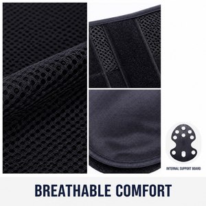 Ceinture de soutien lombaire réglable avec système de compression à <span class=keywords><strong>poulie</strong></span>, attelle orthopédique pour le bas du dos pour hommes et femmes OEM ODM - Product Image 3