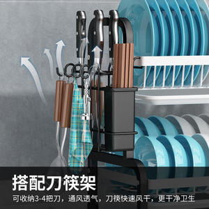 Escurridor de Platos de Acero Inoxidable Tamaño L con Bandeja, Escurridor de Cocina Multiusos de Secado Rápido para Vajilla y Platos - Product Image 2