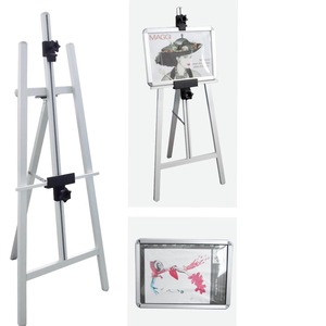 Espositore da Terra in Alluminio per Poster, per Negozi, Hotel, <span class=keywords><strong>Mostre</strong></span> e Segnaletica di Strutture Pubbliche - Product Image 4