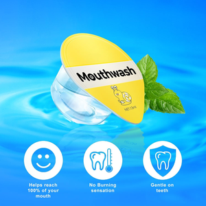 Bain de bouche probiotique à la <span class=keywords><strong>menthe</strong></span> rafraîchissante : Équilibre la flore buccale, procure une haleine fraîche durable, formule sans <span class=keywords><strong>alcool</strong></span> - Product Image 2