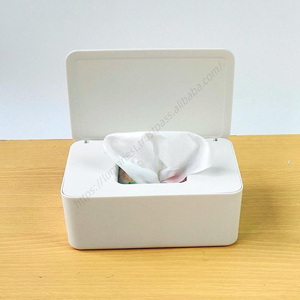 Boîte de rangement anti-poussière pour lingettes humides domestiques avec couvercle, vente en gros, offre spéciale - Product Image 1