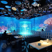 Système de projection immersive holographique 3D pour tables à thème avec expérience interactive pour les environnements de restaurant