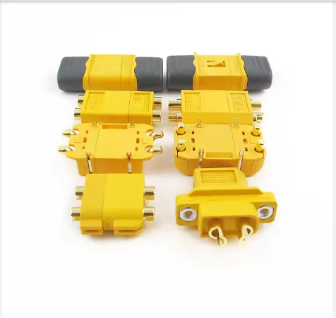 High Current Gold Plated Copper Male Female Battery Connector Anti Reverse Plug for RC Lipo Drone UAV PCB Board Power Connection