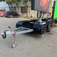 HW8NE nueva energía al aire libre a todo Color Led remolque móvil pantalla LED con baterías remolque de escenario móvil con pantalla Led
