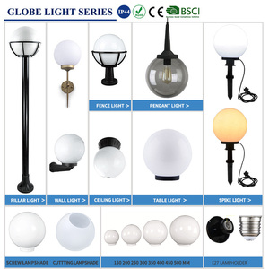 <span class=keywords><strong>Lampe</strong></span> à piquet de paysage extérieure électrique 220V, globe en acrylique imperméable de 200 mm, lumière LED, pour allée et pelouse - Product Image 6