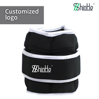 Shinho OEM – Poids réglables pour chevilles et poignets avec sangles de sécurité réfléchissantes, conformes aux normes EU PPWR REACH, pour l'entraînement musculaire, la course à pied et le cardio-training