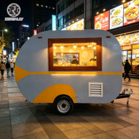 Camion de restauration extérieur sur mesure entièrement équipé, cuisine mobile en acier inoxydable