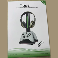 Support de charge RGB avec support pour casque, station d'accueil universelle pour manettes PS5/PS4/Xbox Series X/Switch Pro, chargeur à effet lumineux LED