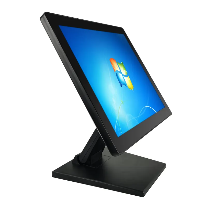 Professional cheap 15 17 Inch flat Multi capacitive Touch screen computer Monitor pos system with 75*75mm vesa mount