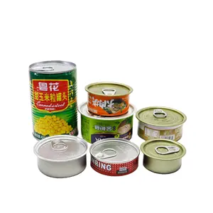 100ml 100g in stock metal tin can food package tuna cans empty TC-101A