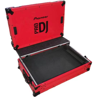Flight case professionnel en aluminium rouge sur mesure pour table de mixage DJ, contrôleur DJ, OEM ODM pris en charge