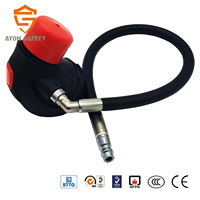 Piste de lutte contre l'incendie état de souffle utilisation et fonctionnement simples vanne de demande d'air SCBA de petite taille pour plusieurs occasions