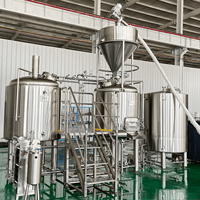 Brasserie à 2 cuves de 400L en acier inoxydable 304, solution clé en main, équipement de fermentation avec système de contrôle PID, facile à utiliser pour les bars