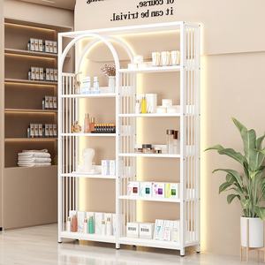 Exhibidor de Lujo Moderno <span class=keywords><strong>para</strong></span> Salón de Belleza, Estante de Exhibición de Cosméticos, Esmaltes de <span class=keywords><strong>Uñas</strong></span> <span class=keywords><strong>y</strong></span> Cuidado de la <span class=keywords><strong>Piel</strong></span>, Mueble de Exhibición <span class=keywords><strong>para</strong></span> Tienda - Product Image 3