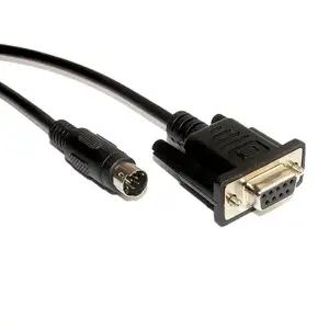 OEM制造商RS232 DB9至8pin迷你din电缆，用于计算机投影仪等
