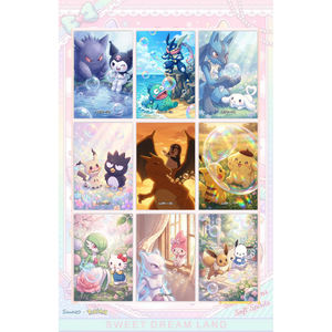 YQ 10x15 Grande Boîte Mystère Shikishi Pokémon X Sanrio Pikachu – Plateaux d'Art pour Jeu de Table 6 Joueurs – Coffret Cadeau - Product Image 5