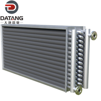 Échangeur de chaleur à tube enroulé en acier inoxydable, radiateur bimétallique en aluminium pour chauffage à la vapeur et à l'air chaud