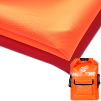 Tela Oxford de poliéster 600D recubierta de TPU impermeable sellada soldable para bolsa inflable para botes al aire libre