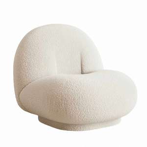 Canapé de relaxation pivotant individuel à <span class=keywords><strong>prix</strong></span> de gros, fauteuil ergonomique pivotant en fausse fourrure de mouton - Product Image 3