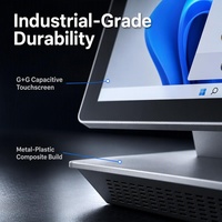 POS-терминал ZOLON WS16A с двумя экранами (15.6+11.6 дюймов), Windows 11, Intel I5, 8+128 ГБ SSD, Wi-Fi 6, кассовый аппарат, низкий MOQ (10 шт.)