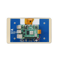Raspberry Pi modul tampilan IPS kapasitif, layar sentuh 5 layar tampilan 7 inci DSI 800X480 Raspberry Pi 4B