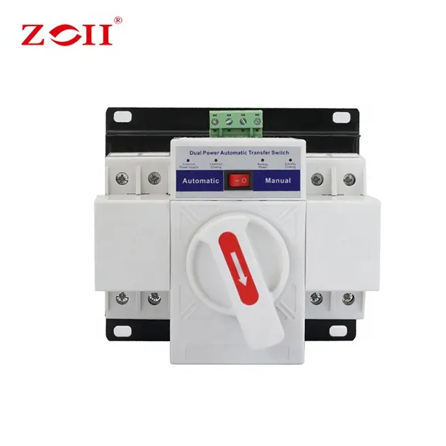 Factory price CE Automatic Transfer Switch Dual Power changeover Switch AC 3P/4P 100A ATS for Generator