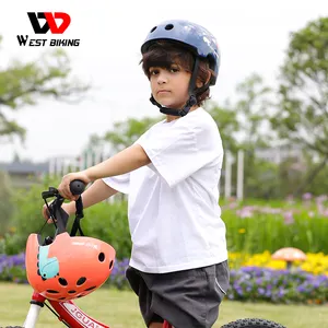 WEST BIKING Helm Sepeda Anak, Pelindung Kepala Olahraga Bersepeda Berkendara, Bersepeda Memanjat