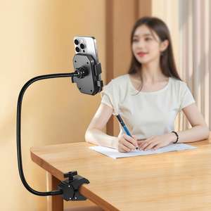 Flexible ABS Phone Holder Portable Bedside & Desk Support Stand with Adjustable Height for Outdoor <b>Live</b> <b>Streaming</b> - Product Image 4