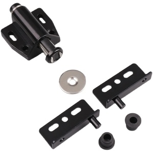 Charnières pivotantes en bois pour portes, quincaillerie dissimulée pour armoires, 2 couleurs disponibles - Product Image 3