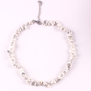Moda semplice collana di perle d'acqua dolce naturale di <span class=keywords><strong>miglio</strong></span> placcato oro ottone disegno irregolare catena di clavicola alla moda regalo di nozze - Product Image 5