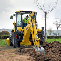 Pabrik dealer resmi SDLG kualitas tinggi B877F 1m3 excavator loader backhoe loader