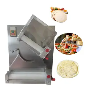 Round Pizza Crust Making Rolling Machine|Automatic Dough Sheet Pressing Machine|Pizza Dough Roller HJ-CM003