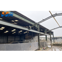Maison de volaille Construire Mobile Poulet Porc Chèvre Vache Hangar d'élevage Ferme d'élevage de bétail Structures en acier de Chine Hangar d'usine de ferme