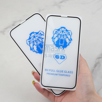 Protecteur d'écran en verre trempé transparent anti-rayures pour Iphone 11 12 13 14 Pro Max, facile à installer, personnalisé 9h 2.5d 6d 9d 21d