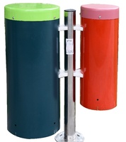 DEATS Ensemble de tambours de percussion chinois d'extérieur en acier inoxydable pour enfants 1000x889x942MM 39kg