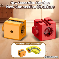 Jouets de construction en briques pour enfants, 123 pièces, bricolage, voie ferrée 3D, camion, train, voiture, cube