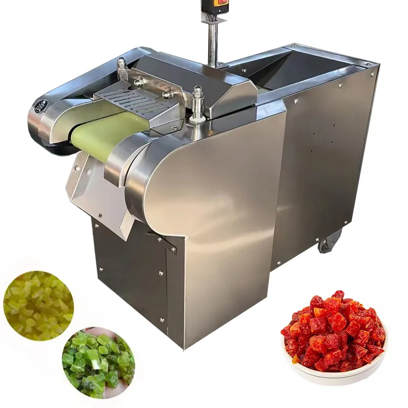 Máquina para cortar en cubitos de cáscara de fruta seca de fruta confitada multifuncional