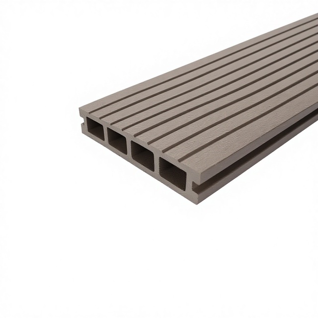Modern Outdoor WPC Composite Decking Interlocking Wood Grain Waterproof Flooring Swimming Pool Balcony Garden Anti-Slip Design