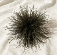 Pompon fleur en plumes d'autruche fait main, Rosette en plumes d'autruche colorées teintées en vrac pour broche, pince à cheveux et décoration de chapeau