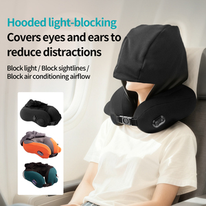 Bantal Pijat Leher & Punggung Bentuk U Ergonomis dengan Getaran, Dapat Dipanaskan, Terapi Inframerah untuk Perjalanan dan Fisioterapi Tubuh - Product Image 5