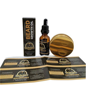 Flacon compte-gouttes écologique <span class=keywords><strong>pour</strong></span> huiles essentielles, huile à <span class=keywords><strong>barbe</strong></span>, boîte d'emballage en carton avec estampage à chaud or et argent, huile à <span class=keywords><strong>barbe</strong></span> UV <span class=keywords><strong>pour</strong></span> <span class=keywords><strong>la</strong></span> croissance - Product Image 6