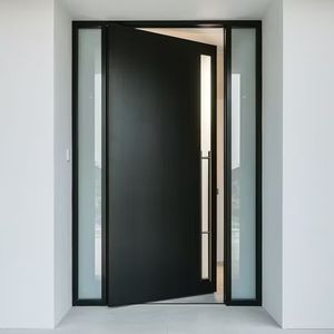 ประตูหมุนอลูมิเนียมสำหรับทางเข้าบ้านเพื่อความปลอดภัยที่ทันสมัย - Product Image 4