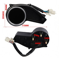 Suku Cadang Sepeda Motor Plastik Baru Tachometer Odometer Speedometer Digital Pintar untuk XR150 XR-150L XL150 CG150 GY200 YUEBO