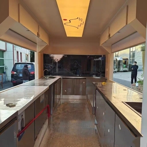 Volledig uitgeruste fastfood-truck trailers, onze mobiele concessiekitchens, aanhangwagen voor voedselverkoop - Product Image 3