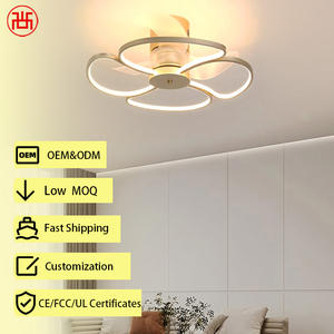 Ventilador de Techo Moderno LED de 23.6 Pulgadas, 6 Velocidades, Perfil Bajo, Montaje Empotrado, Luz para Exteriores, Atenuación Continua, Control Remoto, Motor BLDC de Metal CC - Product Image 6