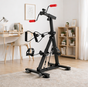 Vélo d'<span class=keywords><strong>exercice</strong></span> à pédales BNcompany en acier pour la maison, entraîneur de bras et de jambes, durable, compact, pour la rééducation et le fitness des seniors, <span class=keywords><strong>exercice</strong></span> en intérieur - Product Image 2