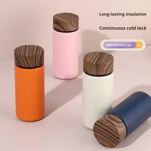 Portable 300ml Mini Insulated Thermos Mug Custom Logo Thermos Water Bottle Business Travel Gift OEM ODM Bulk Wholesale - Product Image 4